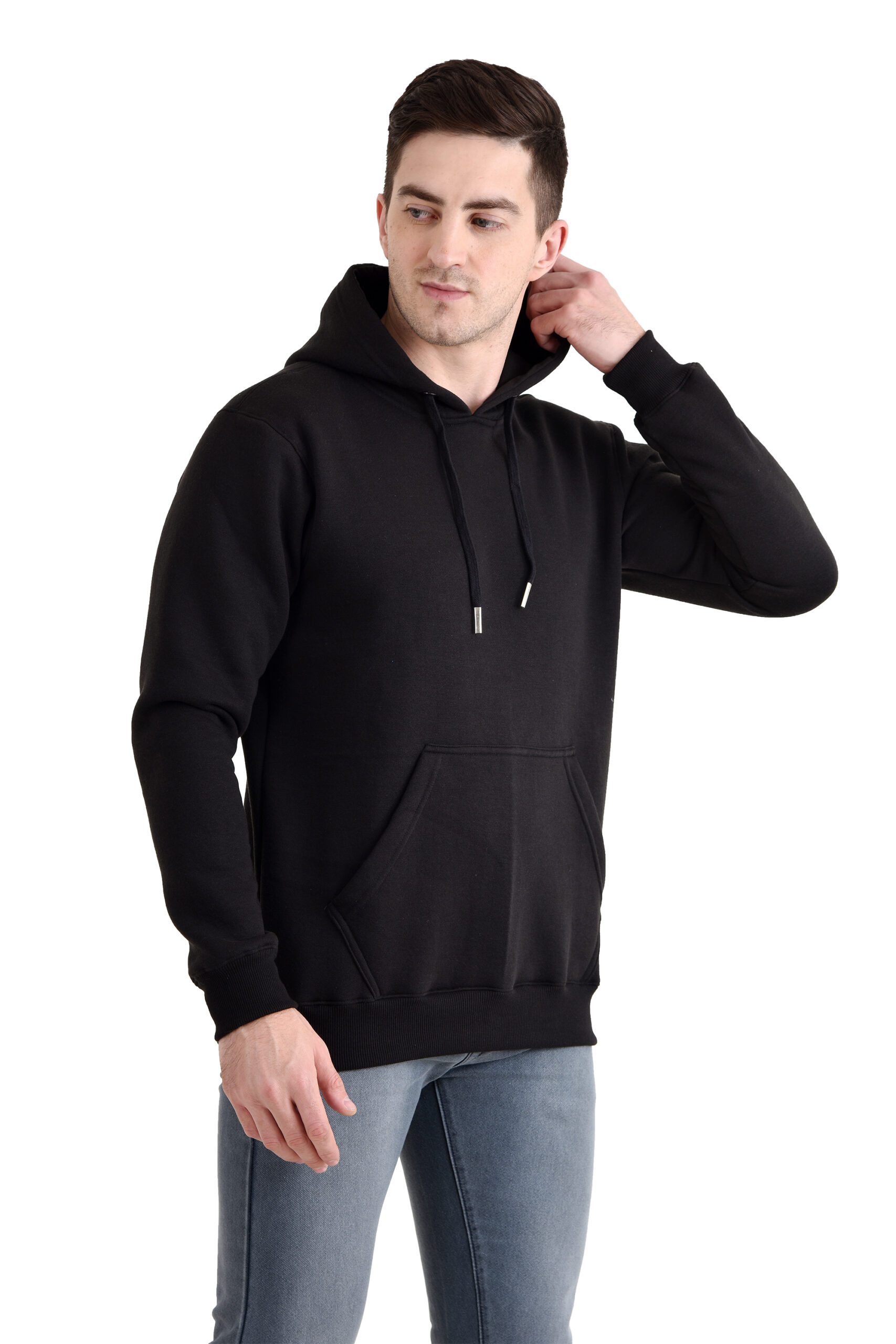 Men Hoody BLACK - Image 5