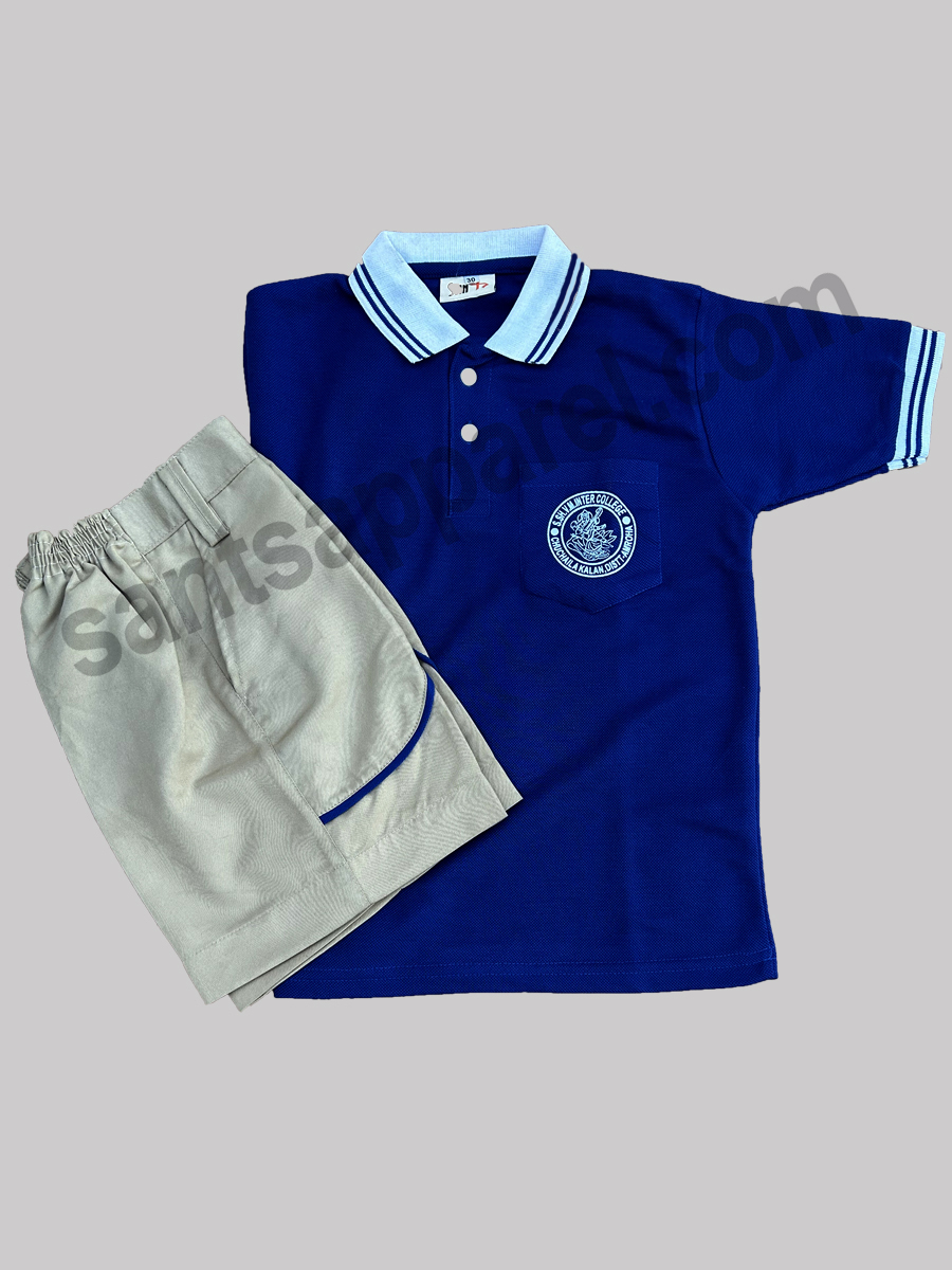 SCHOOL UNIFORM - Collar TSHIRT & Nicker