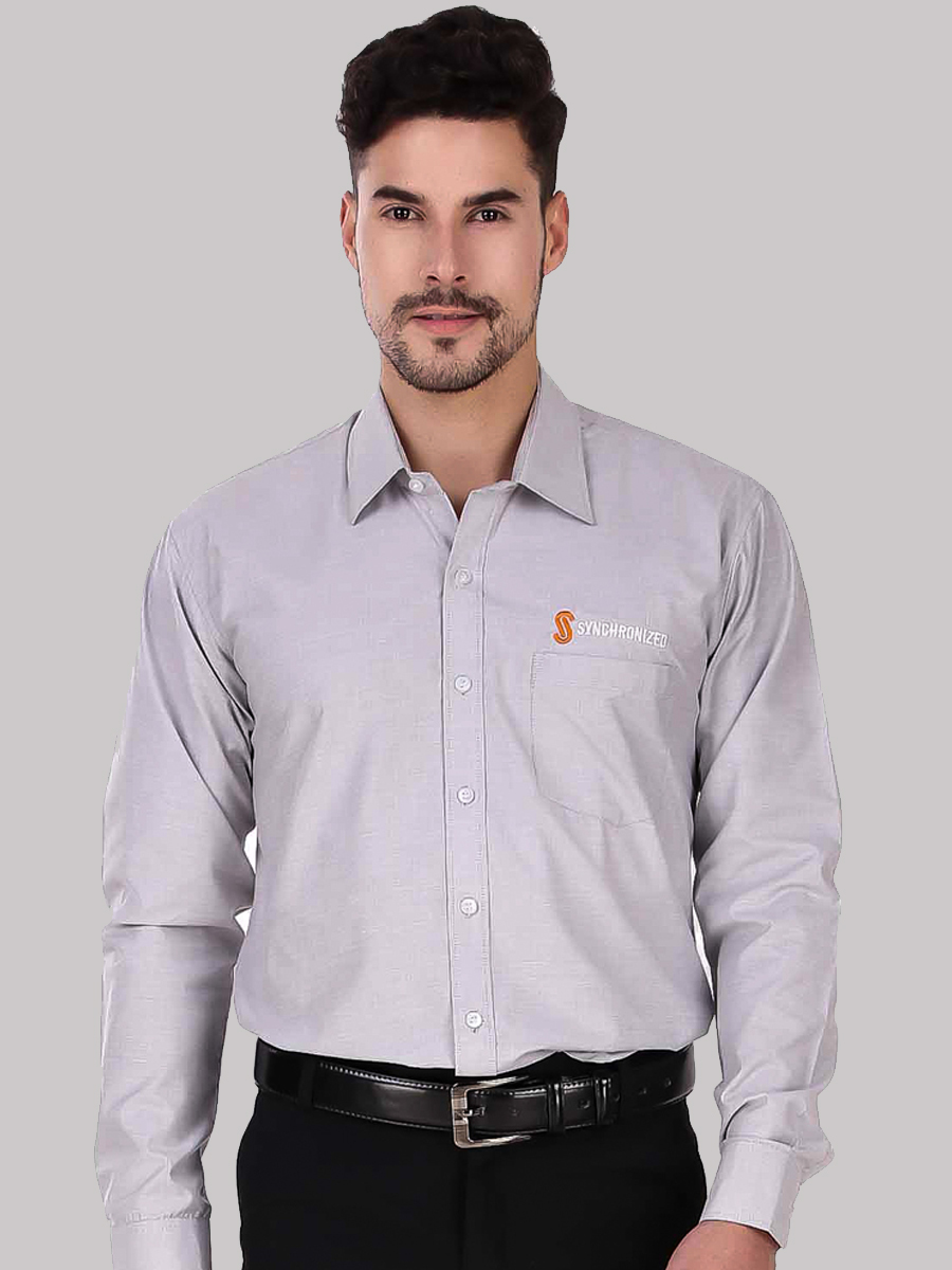 Grey Corporate/Office Shirt