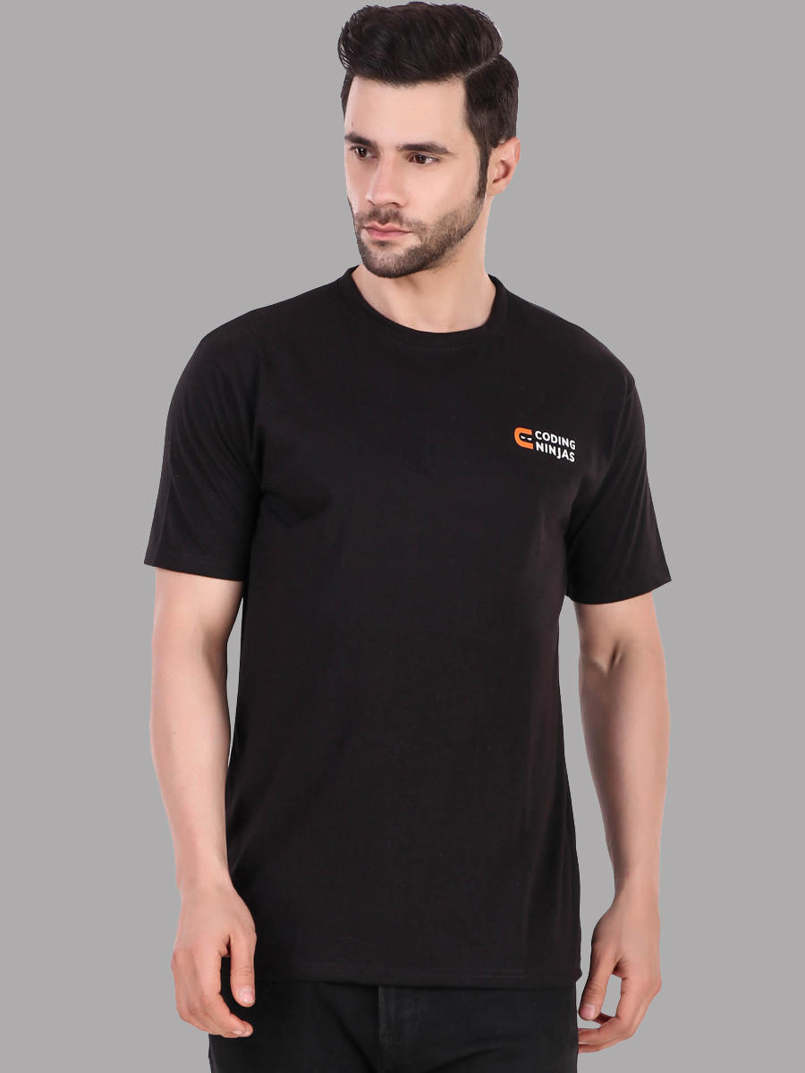 Corporate Black Round Neck Tshirt