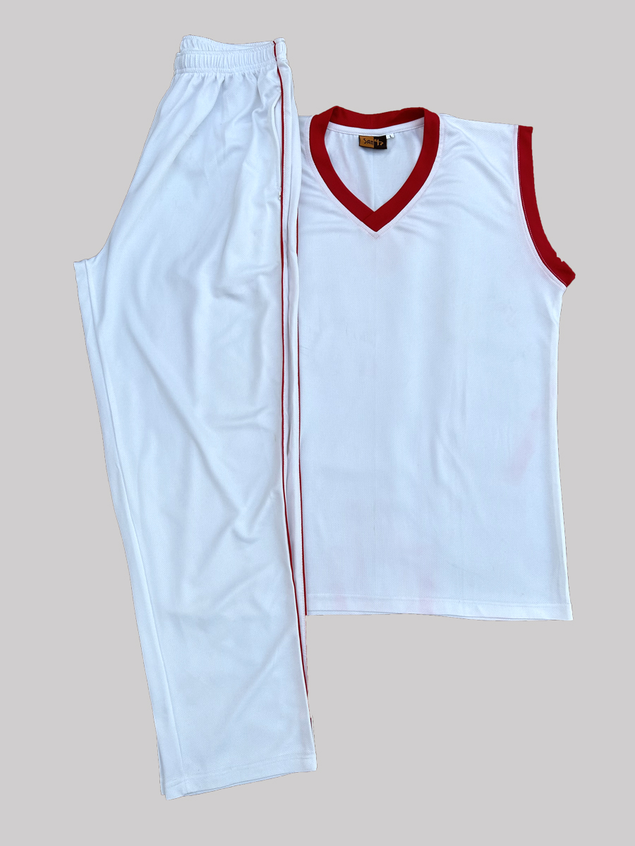 School Sports Uniform Sleeveless Tshirt & Lower